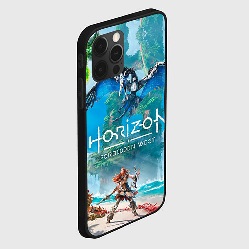 Чехол iPhone 12 Pro Horizon Запретный Запад Элой / 3D-Черный – фото 2