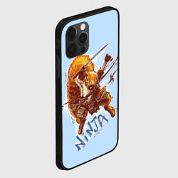 Чехол для iPhone 12 Pro Крейзи белка-ниндзя, цвет: 3D-черный — фото 2