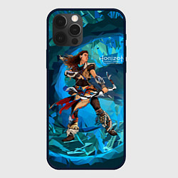 Чехол для iPhone 12 Pro Horizon Aloy art, цвет: 3D-черный