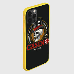 Чехол для iPhone 12 Pro CASINO - Казино, цвет: 3D-желтый — фото 2