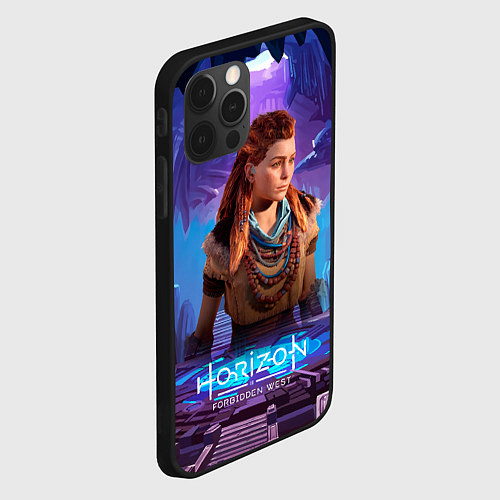 Чехол iPhone 12 Pro Horizon Aloy Элой Forbidden West / 3D-Черный – фото 2