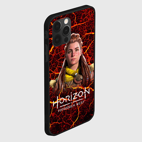 Чехол iPhone 12 Pro Horizon Forbidden West Элой / 3D-Черный – фото 2