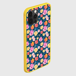 Чехол для iPhone 12 Pro Поле цветов, цвет: 3D-желтый — фото 2