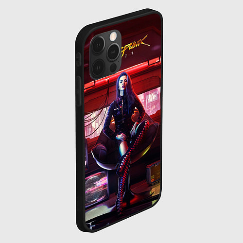 Чехол iPhone 12 Pro Vi cyberpunk 18 / 3D-Черный – фото 2