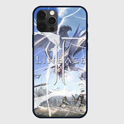 Чехол для iPhone 12 Pro Lineage dragonfight, цвет: 3D-черный