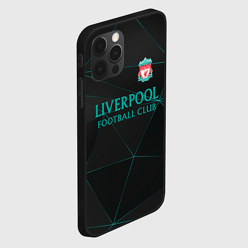 Чехол iPhone 12 Pro LIVERPOOL ЛИВЕРПУЛЬ / 3D-Черный – фото 2