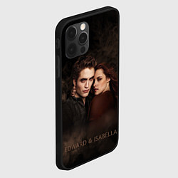 Чехол для iPhone 12 Pro Эдвард & Белла, цвет: 3D-черный — фото 2
