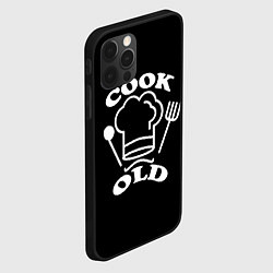 Чехол для iPhone 12 Pro Cook old Старый повар Куколд, цвет: 3D-черный — фото 2