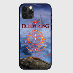 Чехол для iPhone 12 Pro Elden Ring, Logo, цвет: 3D-черный