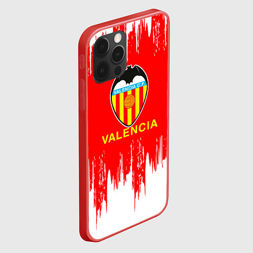 Чехол iPhone 12 Pro Valencia валенсия sport / 3D-Красный – фото 2