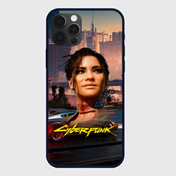 Чехол для iPhone 12 Pro Panam Панам Cyberpunk 2077 портрет, цвет: 3D-черный