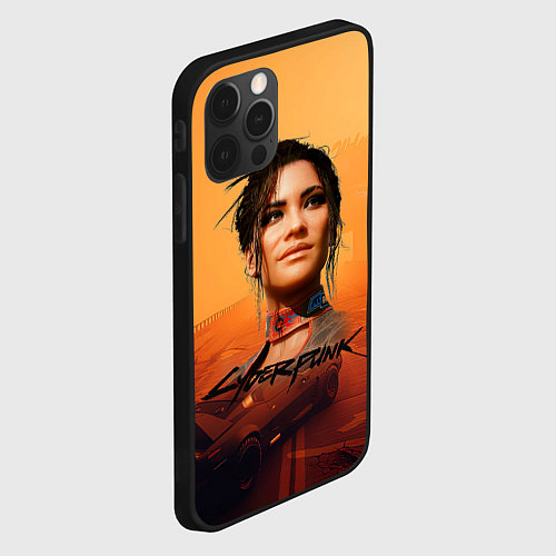 Чехол iPhone 12 Pro Panam Cyberpunk2077 / 3D-Черный – фото 2