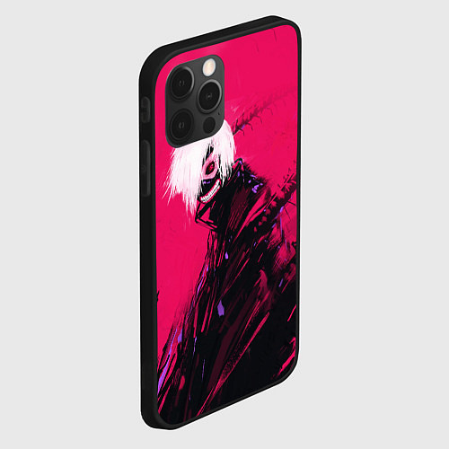 Чехол iPhone 12 Pro Канеки Кен Kaneki Tokyo Ghoul / 3D-Черный – фото 2