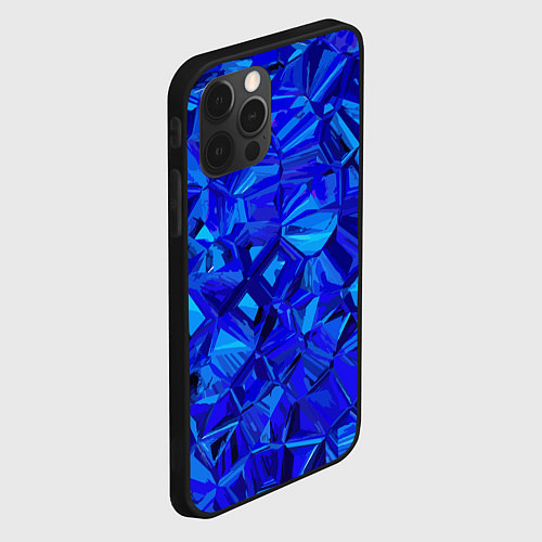 Чехол iPhone 12 Pro Fashion pattern / 3D-Черный – фото 2