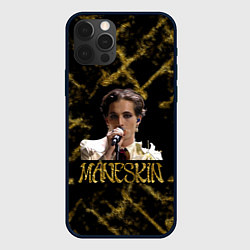 Чехол для iPhone 12 Pro Maneskin Coraline Sanremo gold edition, цвет: 3D-черный