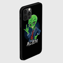 Чехол для iPhone 12 Pro ALIEN ИНОПЛАНЕТЯНИН, цвет: 3D-черный — фото 2