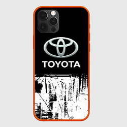 Чехол для iPhone 12 Pro Toyota sport, цвет: 3D-красный