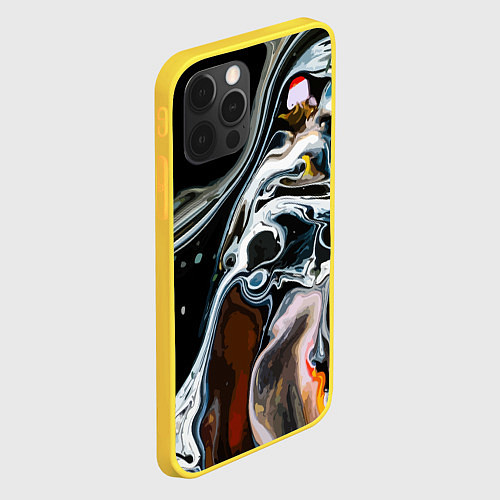 Чехол iPhone 12 Pro Vanguard pattern 2088 / 3D-Желтый – фото 2