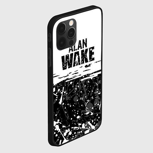Чехол iPhone 12 Pro Alan Wake Алан Уэйк / 3D-Черный – фото 2