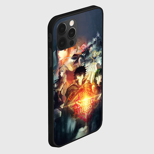 Чехол iPhone 12 Pro Anime The Rising of the Shield Hero / 3D-Черный – фото 2