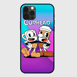 Чехол для iPhone 12 Pro Кружечки Cuphead, цвет: 3D-черный