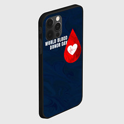 Чехол для iPhone 12 Pro Ритм крови, цвет: 3D-черный — фото 2