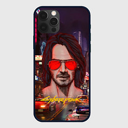 Чехол для iPhone 12 Pro Johnny Cyberpunk2077 Джонни, цвет: 3D-черный
