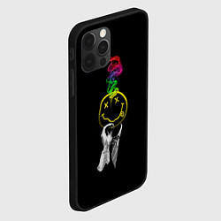 Чехол для iPhone 12 Pro NIRVANA цветной дым, цвет: 3D-черный — фото 2