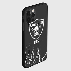 Чехол для iPhone 12 Pro Compton Комптон, цвет: 3D-черный — фото 2