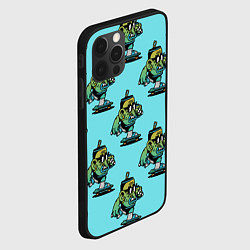 Чехол для iPhone 12 Pro БАНКА НА СКЕЙТБОРДЕ, цвет: 3D-черный — фото 2