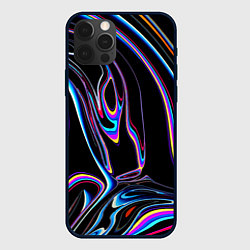 Чехол для iPhone 12 Pro Vanguard pattern Neon, цвет: 3D-черный