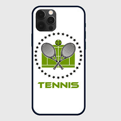 Чехол для iPhone 12 Pro TENNIS Теннис, цвет: 3D-черный