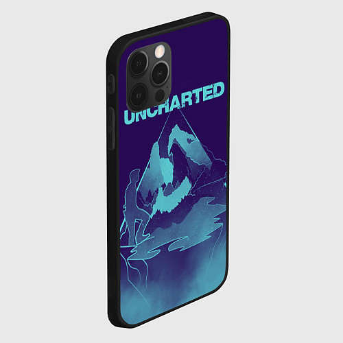 Чехол iPhone 12 Pro Uncharted Арт / 3D-Черный – фото 2