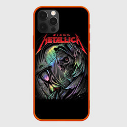 Чехол для iPhone 12 Pro NIXON METALLICA, цвет: 3D-красный