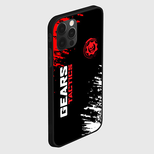 Чехол iPhone 12 Pro Gears tactics gears of war / 3D-Черный – фото 2