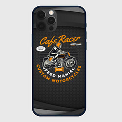 Чехол для iPhone 12 Pro Moto Sport, цвет: 3D-черный