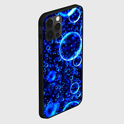Чехол для iPhone 12 Pro Пузыри воздуха в воде Pattern, цвет: 3D-черный — фото 2