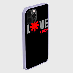 Чехол для iPhone 12 Pro Love RHCP Red Hot Chili Peppers, цвет: 3D-светло-сиреневый — фото 2