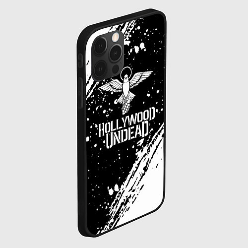 Чехол iPhone 12 Pro Hollywood undead / 3D-Черный – фото 2