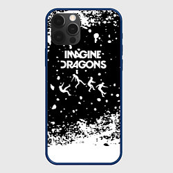 Чехол для iPhone 12 Pro Imagine dragons rock, цвет: 3D-тёмно-синий