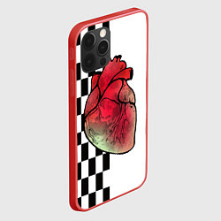 Чехол для iPhone 12 Pro My heart, Моё сердце, цвет: 3D-красный — фото 2