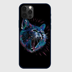 Чехол для iPhone 12 Pro Не зли кота!, цвет: 3D-черный