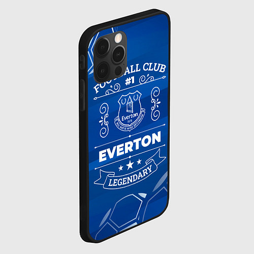 Чехол iPhone 12 Pro Everton / 3D-Черный – фото 2