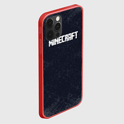 Чехол для iPhone 12 Pro Майнкрафт MineCraft текстура, цвет: 3D-красный — фото 2