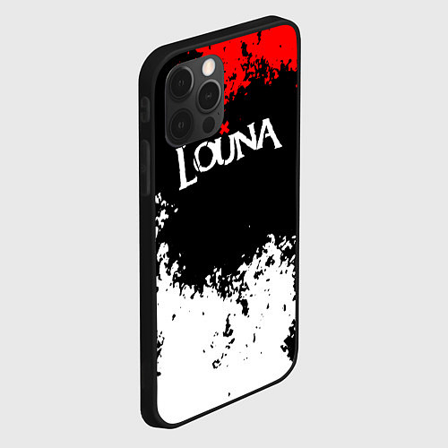 Чехол iPhone 12 Pro Louna band / 3D-Черный – фото 2