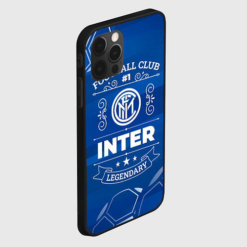 Чехол iPhone 12 Pro Inter FC 1 / 3D-Черный – фото 2
