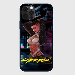 Чехол для iPhone 12 Pro Girl Vi cyberpunk2077, цвет: 3D-черный