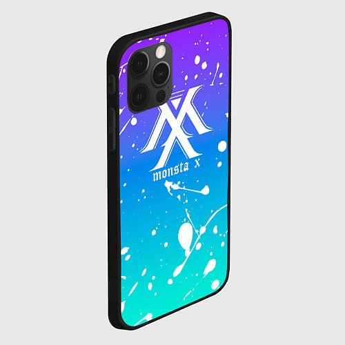 Чехол iPhone 12 Pro Monsta x / 3D-Черный – фото 2