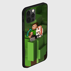 Чехол для iPhone 12 Pro Minecraft Heroes Video game, цвет: 3D-черный — фото 2