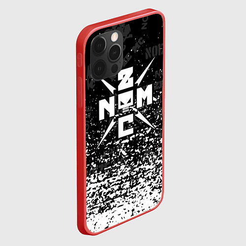 Чехол iPhone 12 Pro Noize mc брызги / 3D-Красный – фото 2